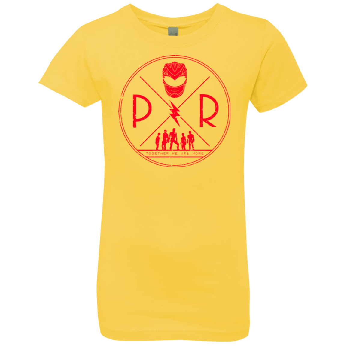 T-Shirts Vibrant Yellow / YXS Red Power Girls Premium T-Shirt