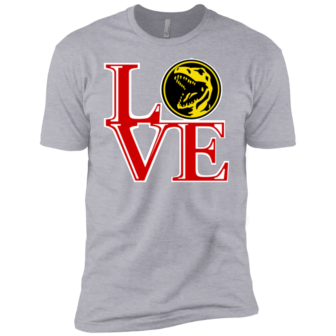 T-Shirts Heather Grey / YXS Red Ranger LOVE Boys Premium T-Shirt