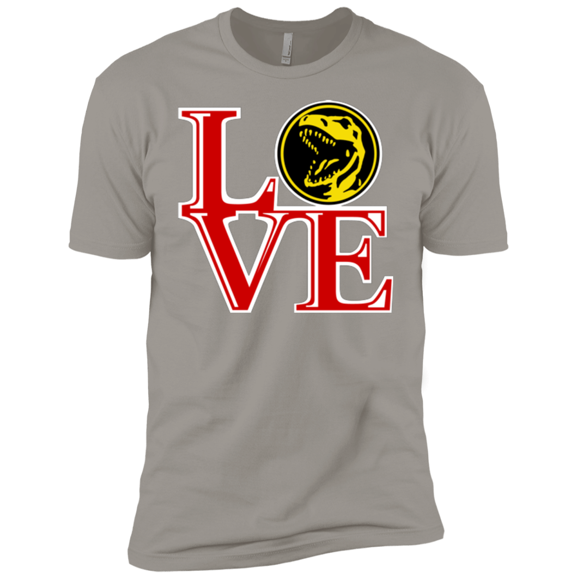 T-Shirts Light Grey / YXS Red Ranger LOVE Boys Premium T-Shirt