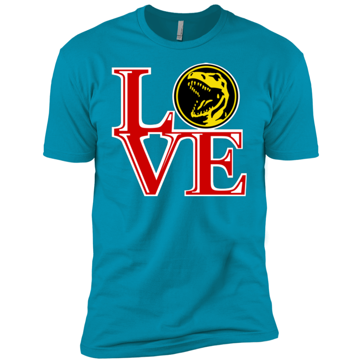 T-Shirts Turquoise / YXS Red Ranger LOVE Boys Premium T-Shirt