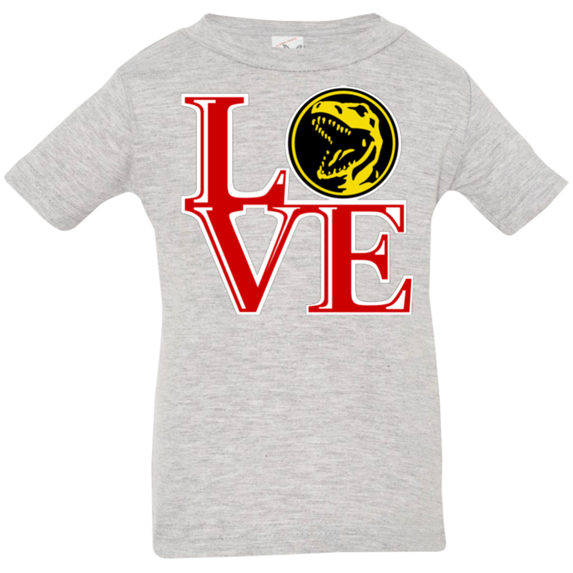 T-Shirts Heather / 6 Months Red Ranger LOVE Infant Premium T-Shirt