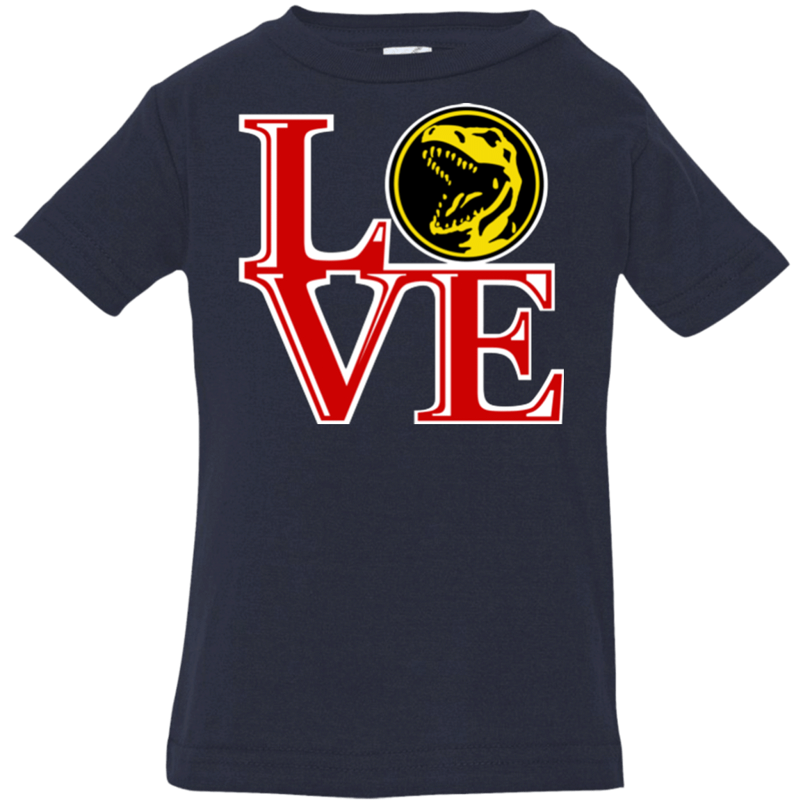 T-Shirts Navy / 6 Months Red Ranger LOVE Infant Premium T-Shirt