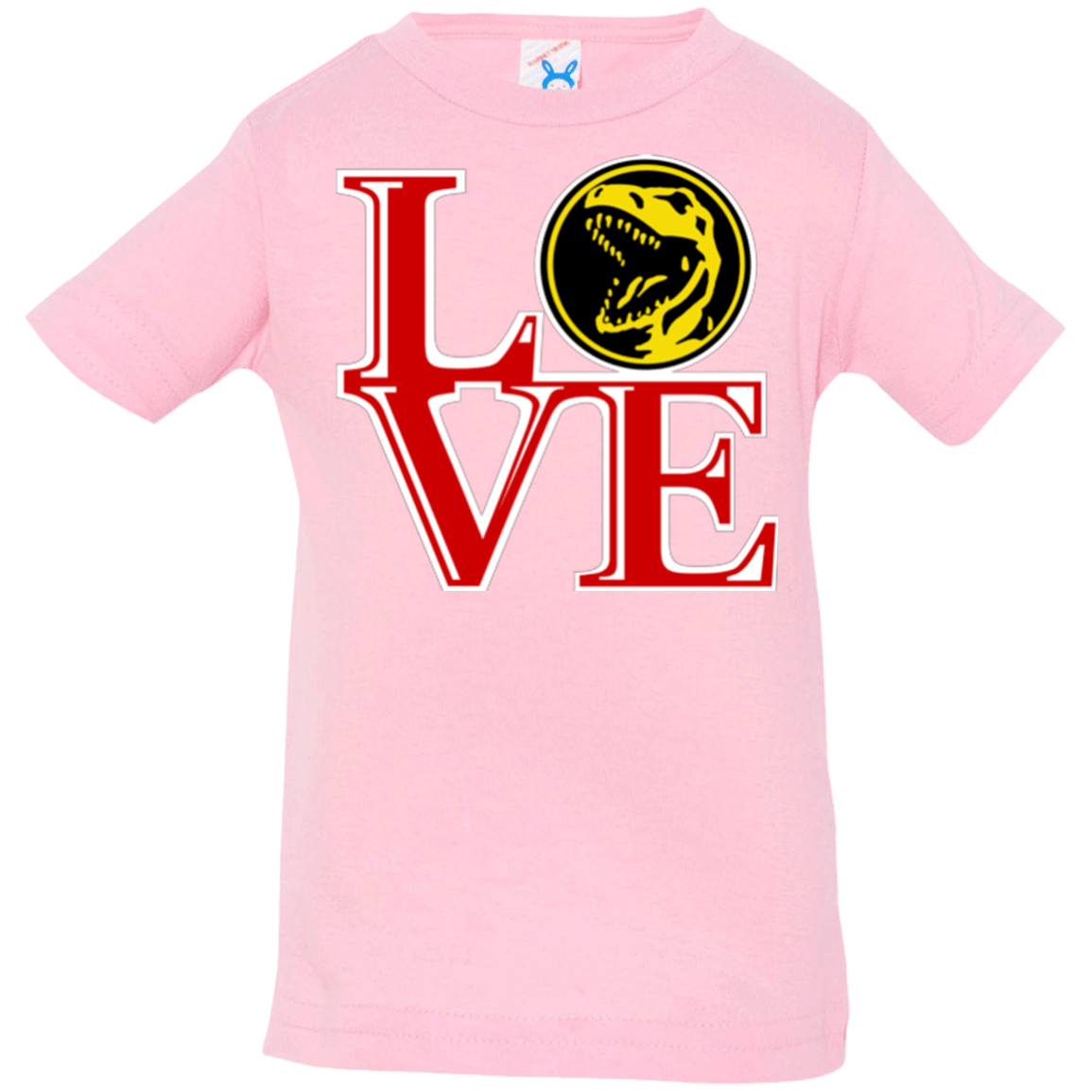 T-Shirts Pink / 6 Months Red Ranger LOVE Infant Premium T-Shirt