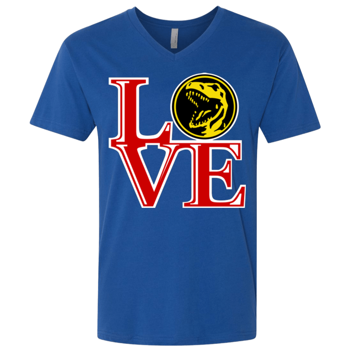 Red Ranger LOVE Men's Premium V-Neck