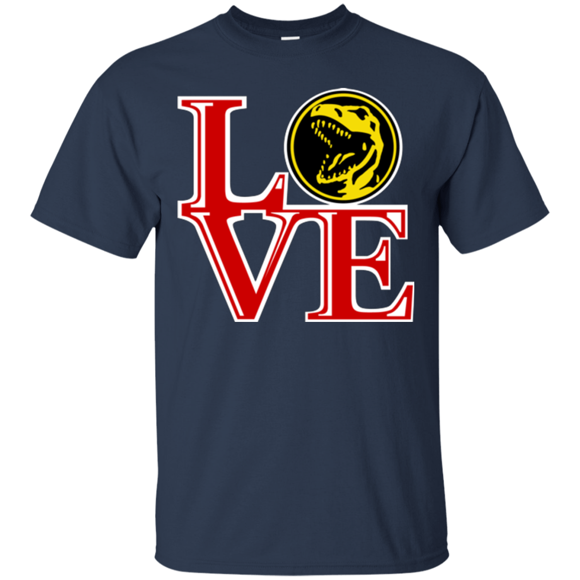 T-Shirts Navy / Small Red Ranger LOVE T-Shirt