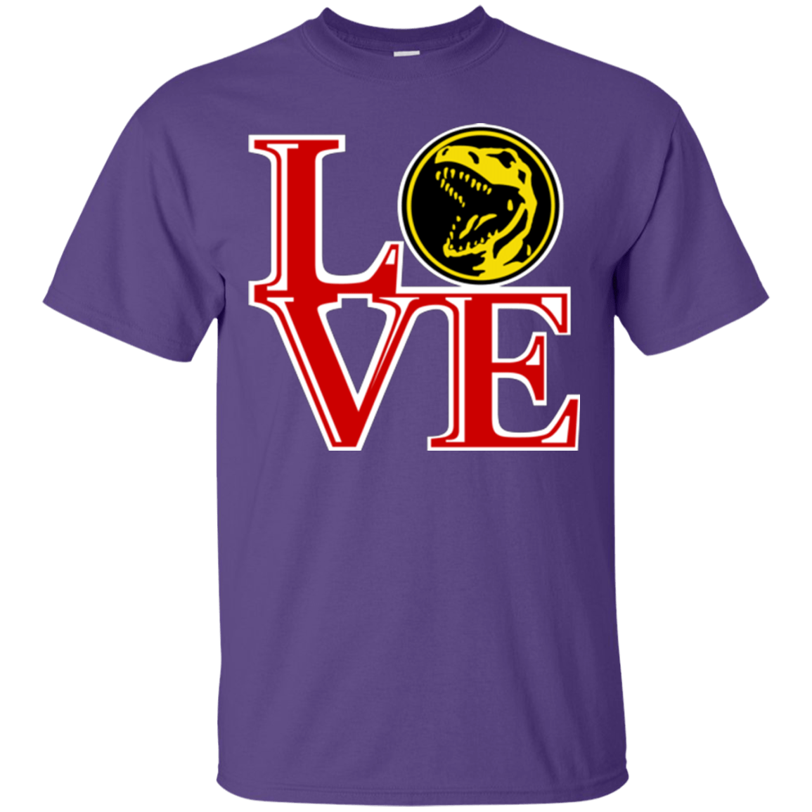 T-Shirts Purple / Small Red Ranger LOVE T-Shirt