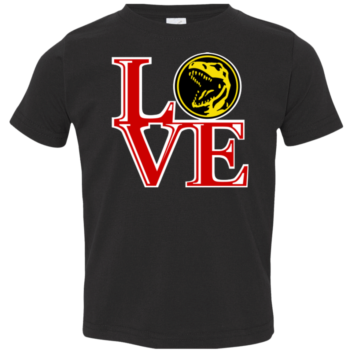 T-Shirts Black / 2T Red Ranger LOVE Toddler Premium T-Shirt