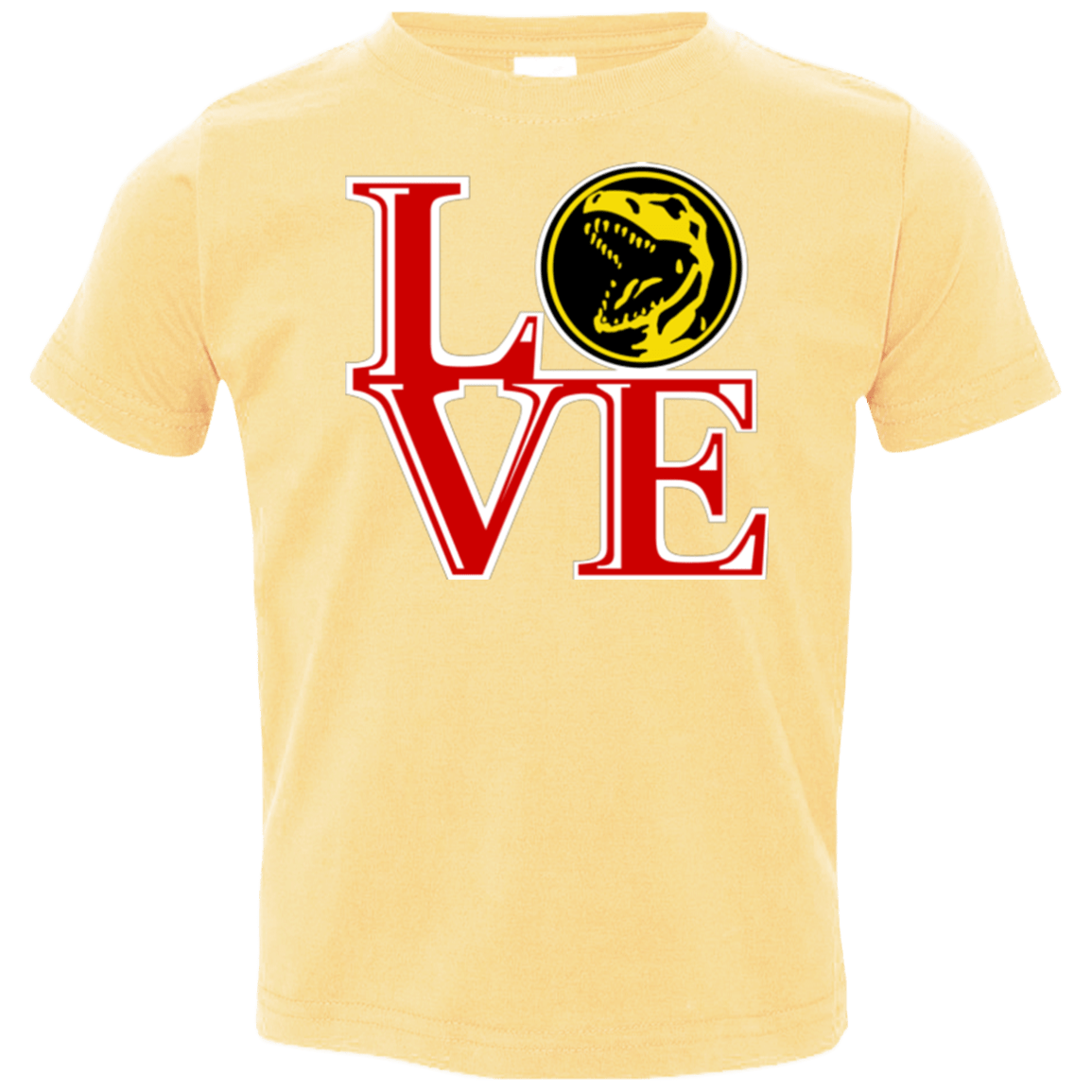 T-Shirts Butter / 2T Red Ranger LOVE Toddler Premium T-Shirt