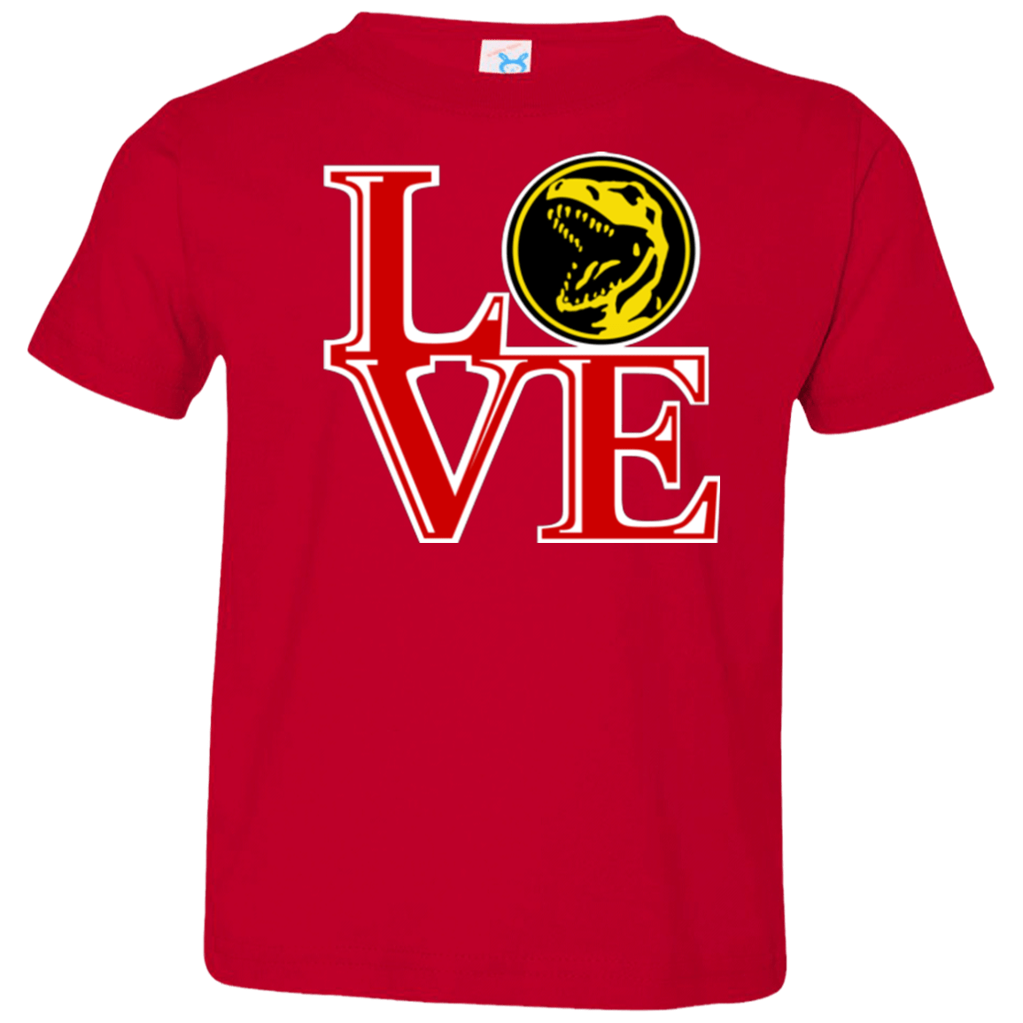 T-Shirts Red / 2T Red Ranger LOVE Toddler Premium T-Shirt