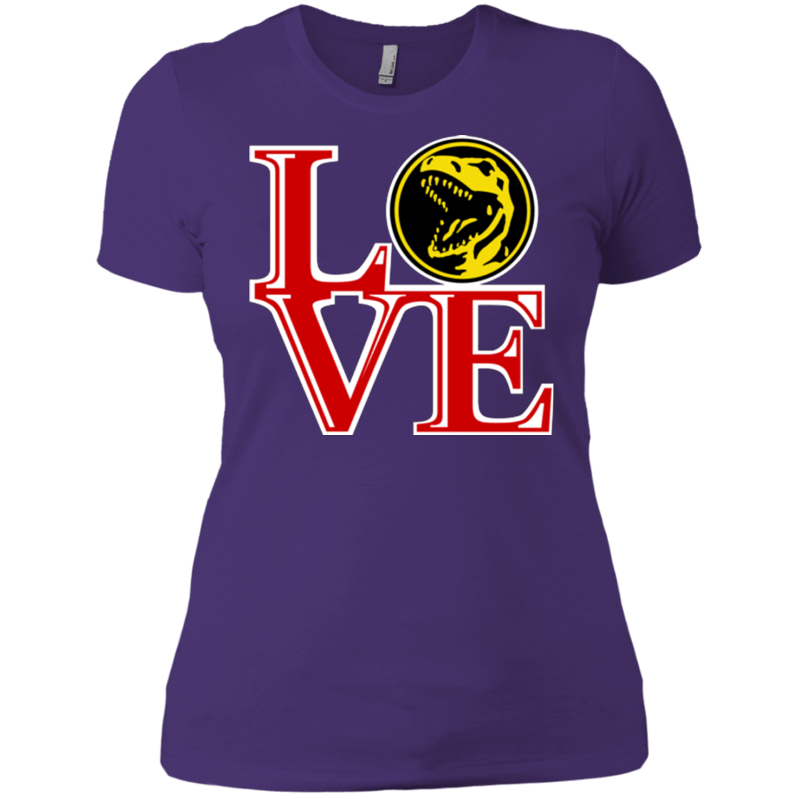 T-Shirts Purple / X-Small Red Ranger LOVE Women's Premium T-Shirt