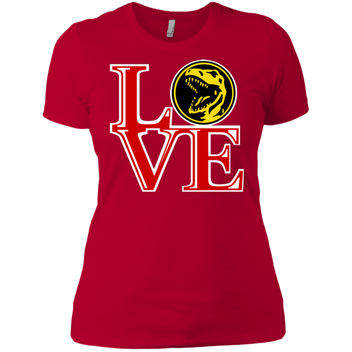 T-Shirts Red / X-Small Red Ranger LOVE Women's Premium T-Shirt