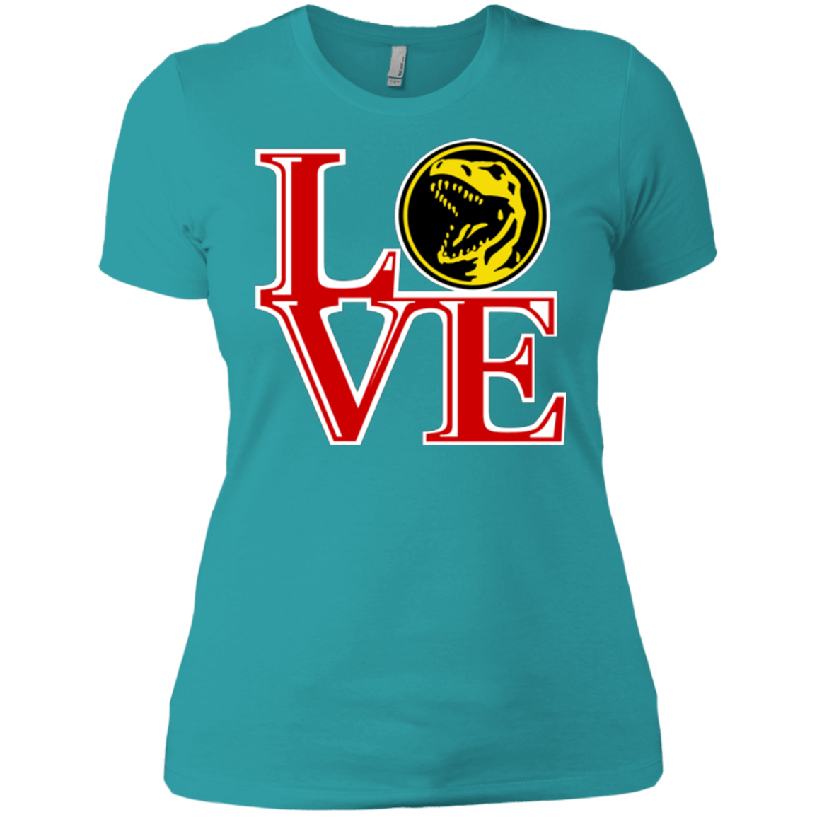 T-Shirts Tahiti Blue / X-Small Red Ranger LOVE Women's Premium T-Shirt