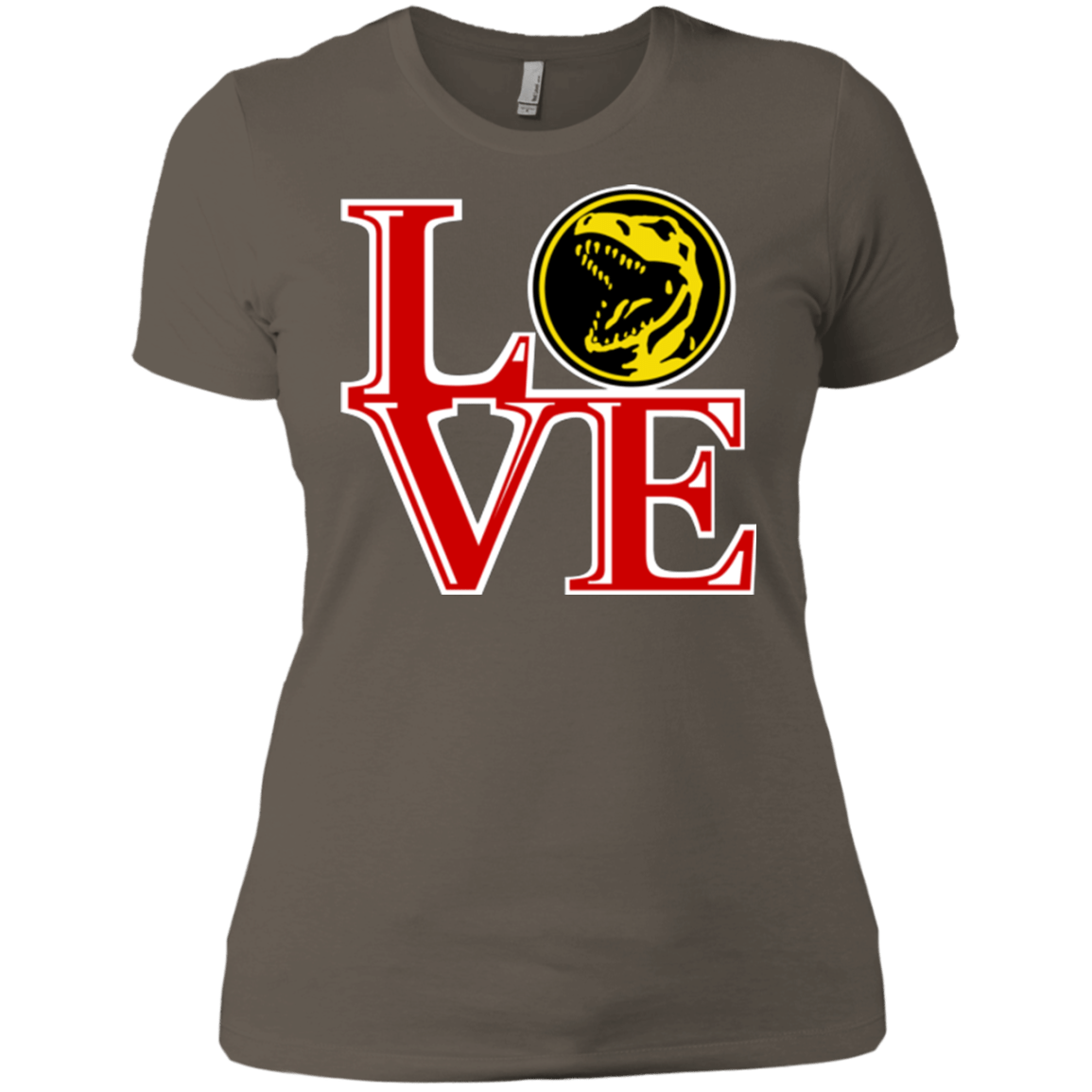 T-Shirts Warm Grey / X-Small Red Ranger LOVE Women's Premium T-Shirt