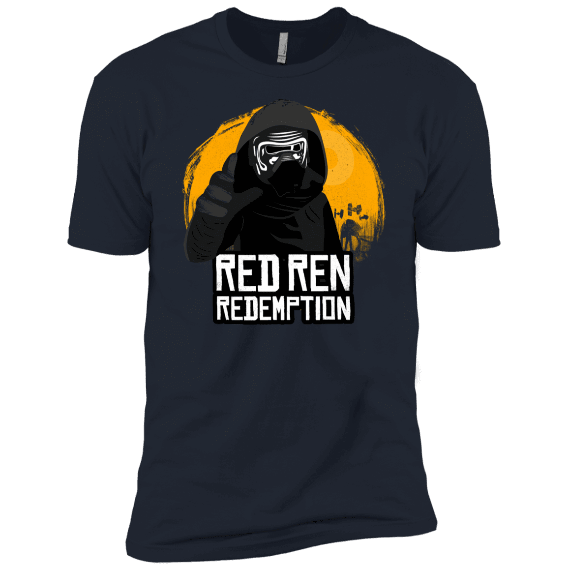 T-Shirts Midnight Navy / YXS Red Ren Boys Premium T-Shirt