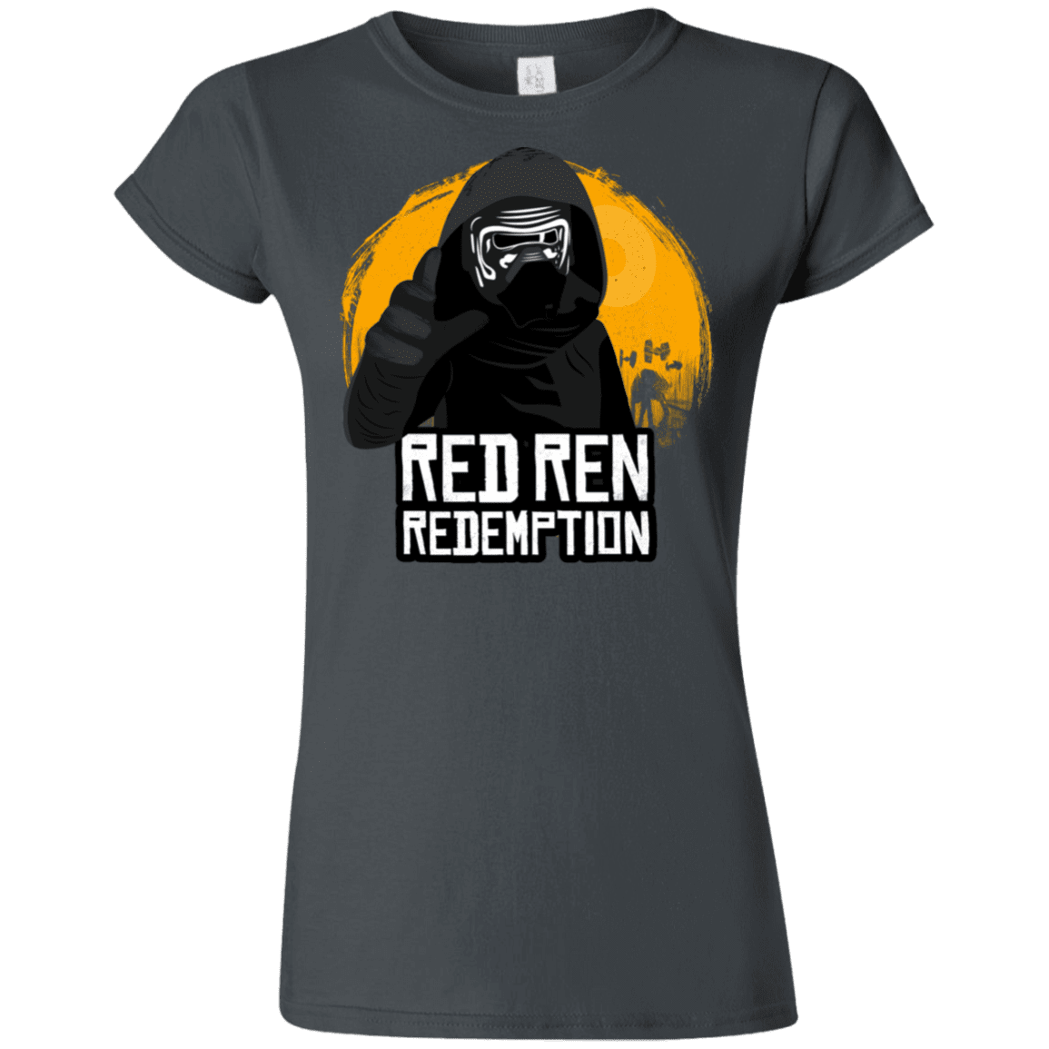 T-Shirts Charcoal / S Red Ren Junior Slimmer-Fit T-Shirt