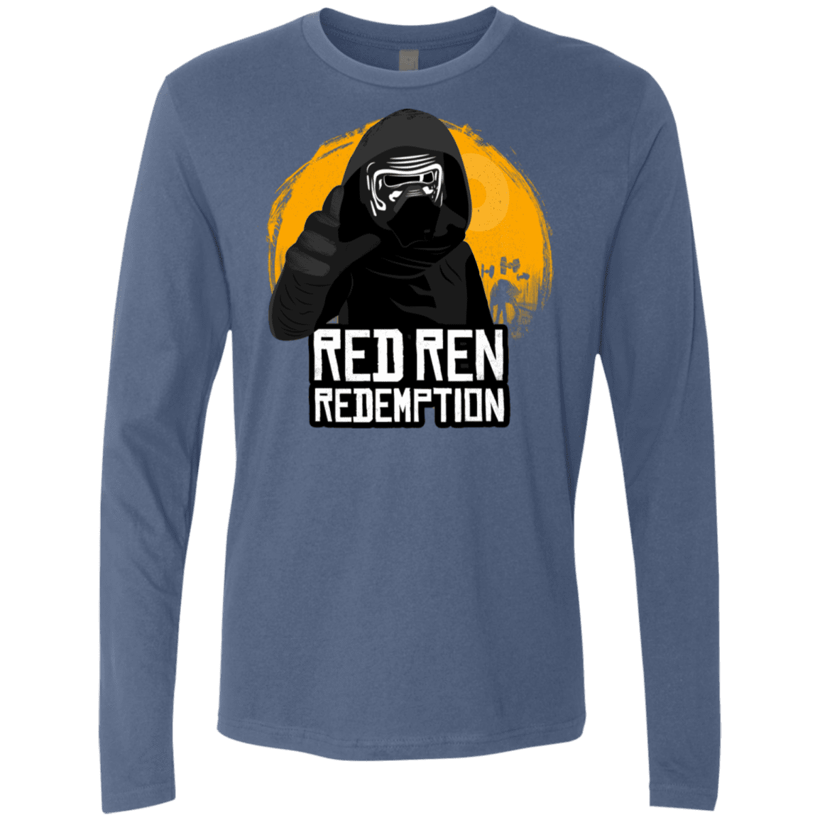 T-Shirts Indigo / S Red Ren Men's Premium Long Sleeve
