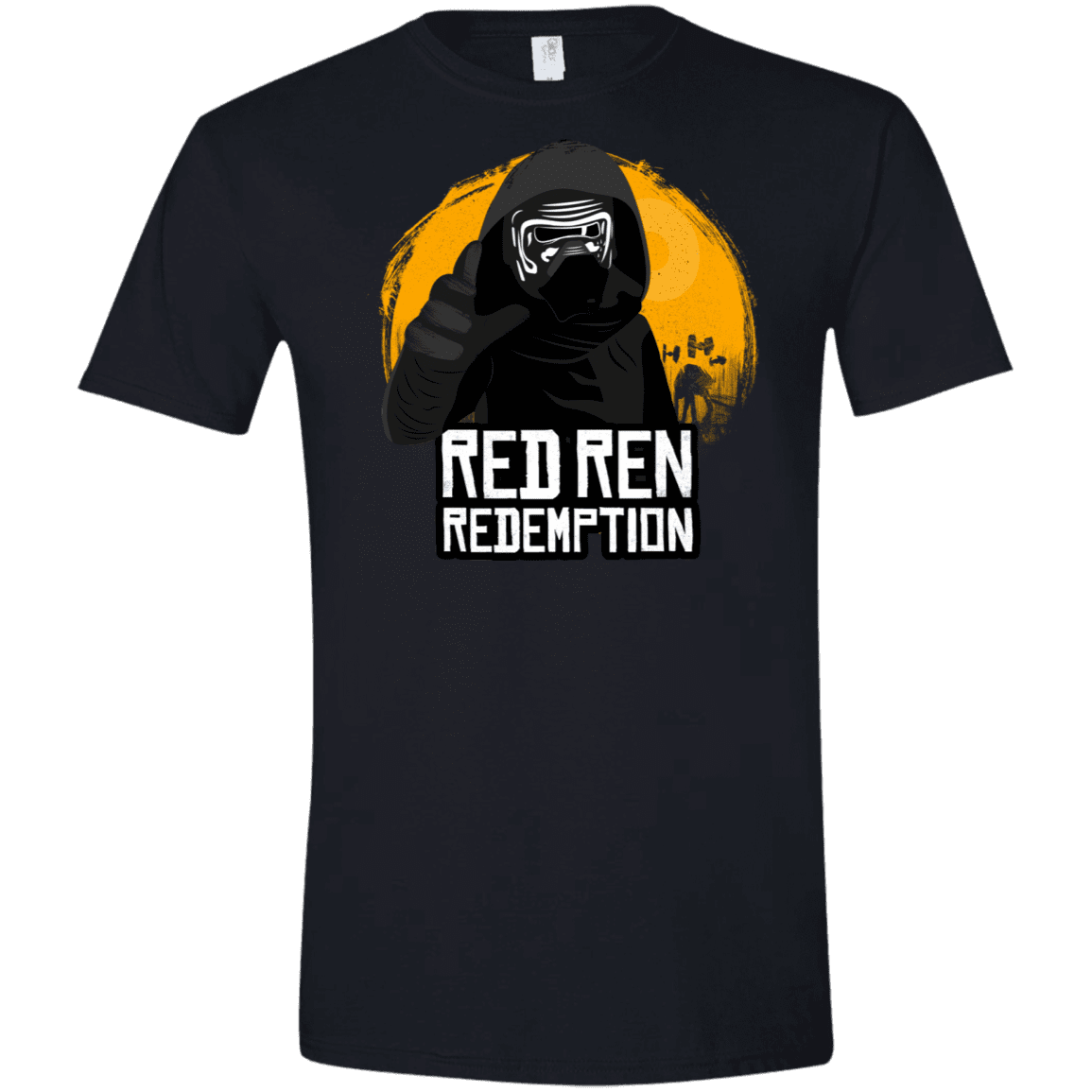 T-Shirts Black / X-Small Red Ren Men's Semi-Fitted Softstyle