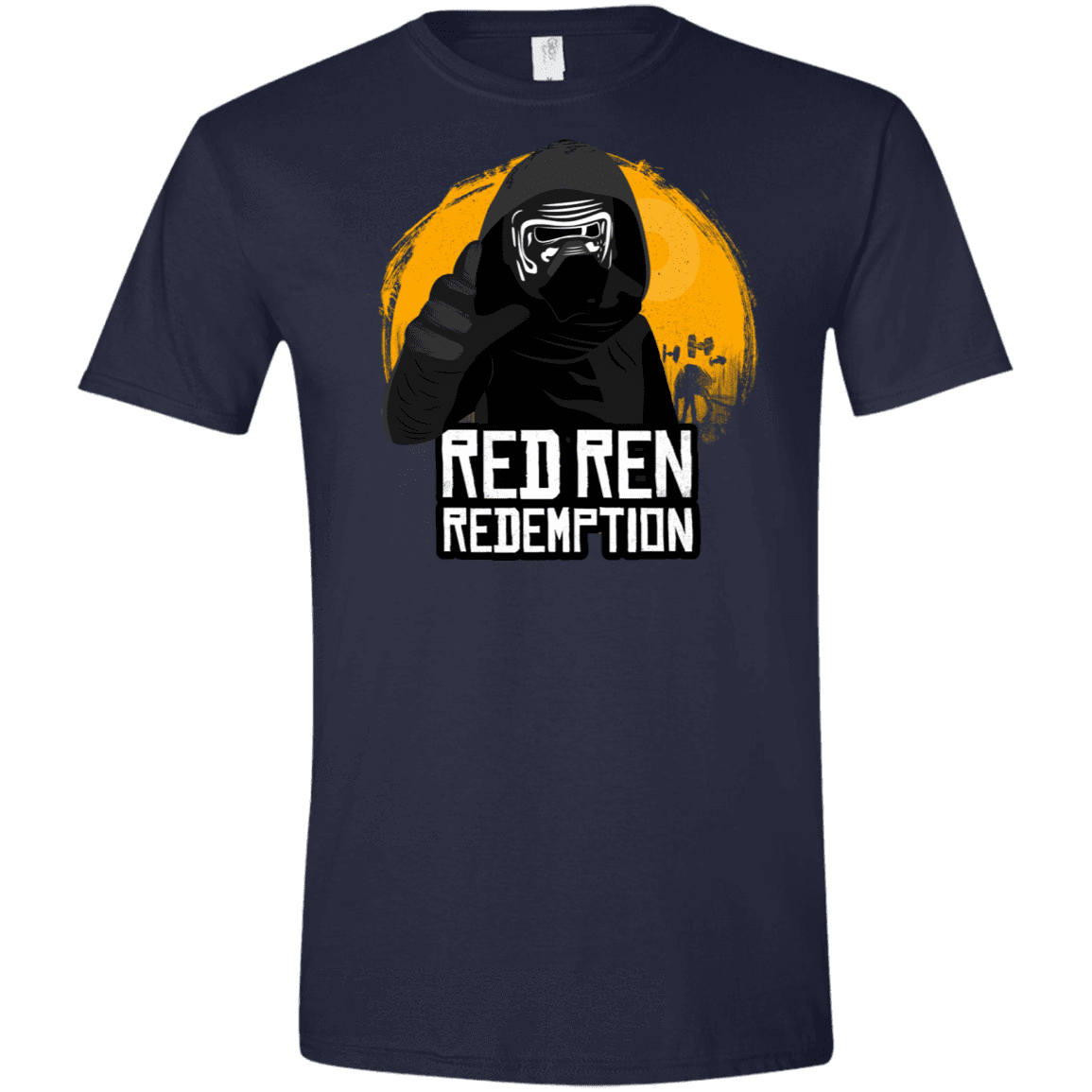 T-Shirts Navy / X-Small Red Ren Men's Semi-Fitted Softstyle