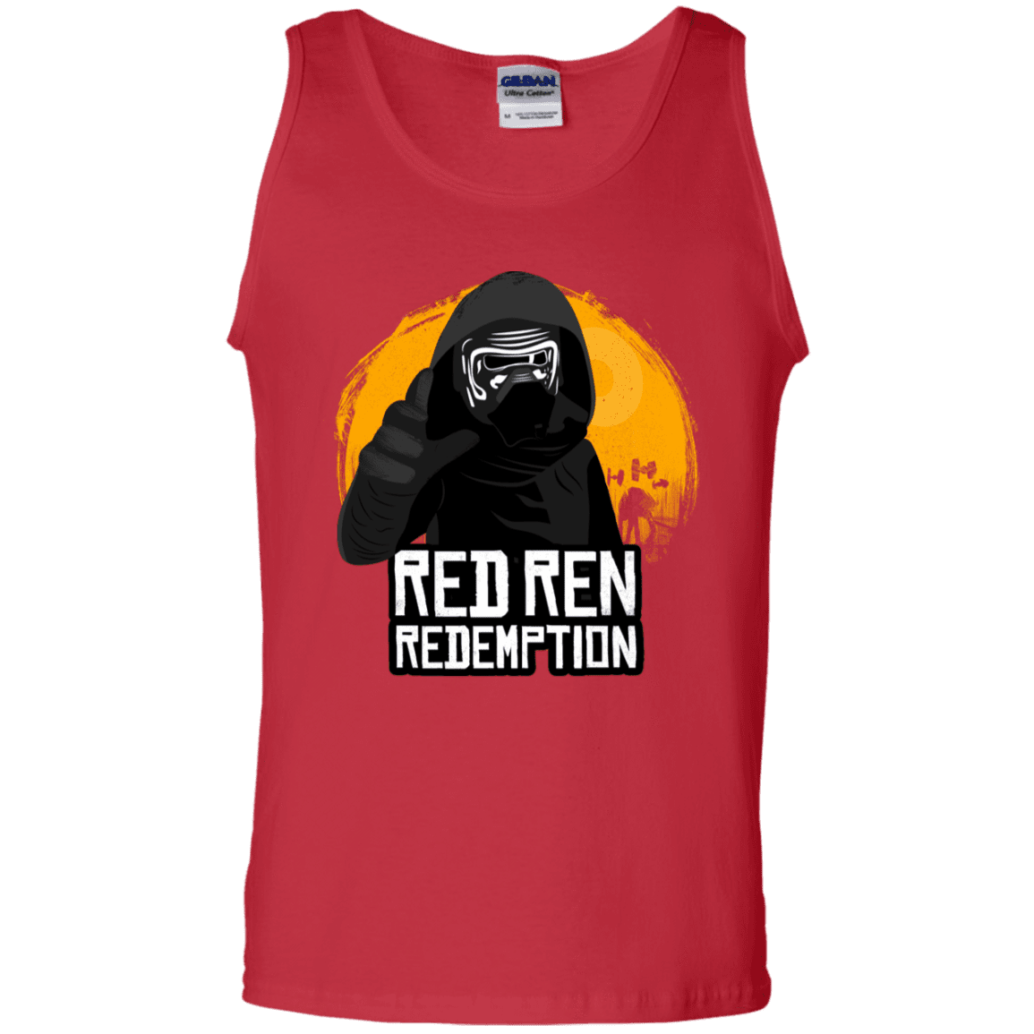 T-Shirts Red / S Red Ren Men's Tank Top