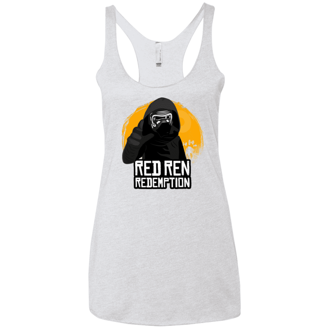 T-Shirts Heather White / X-Small Red Ren Women's Triblend Racerback Tank