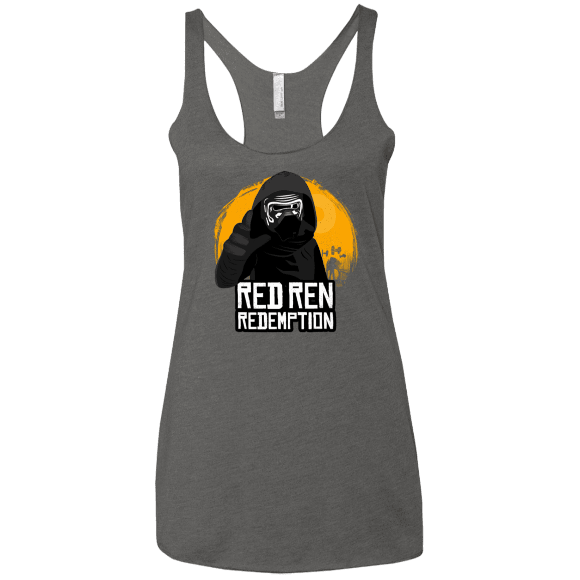 T-Shirts Premium Heather / X-Small Red Ren Women's Triblend Racerback Tank