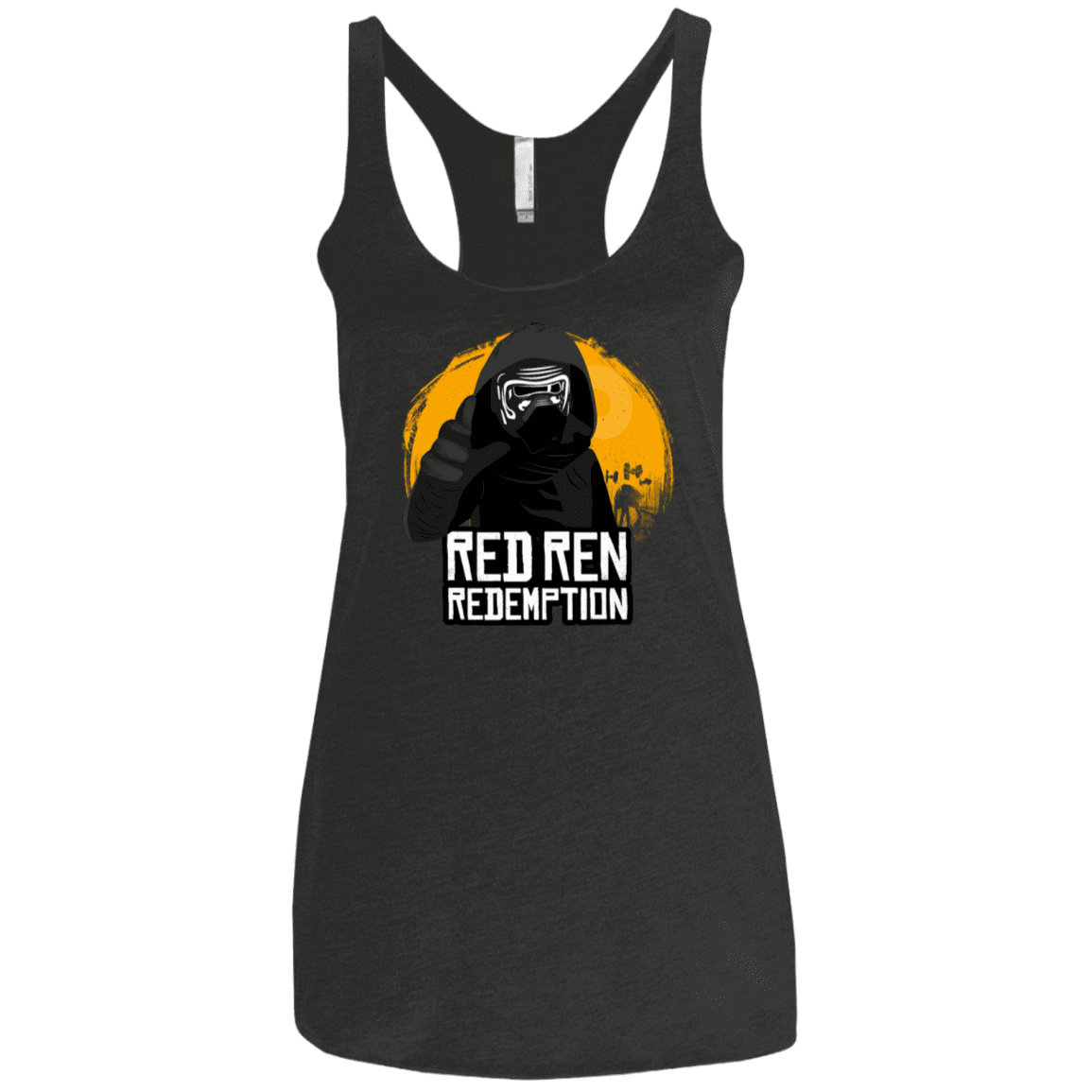 T-Shirts Vintage Black / X-Small Red Ren Women's Triblend Racerback Tank