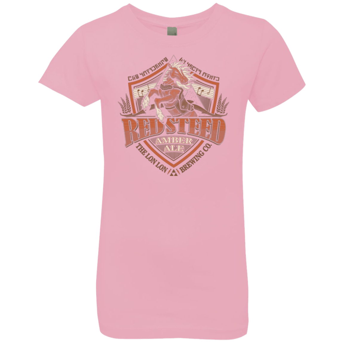 T-Shirts Light Pink / YXS Red Steed Amber Ale Girls Premium T-Shirt