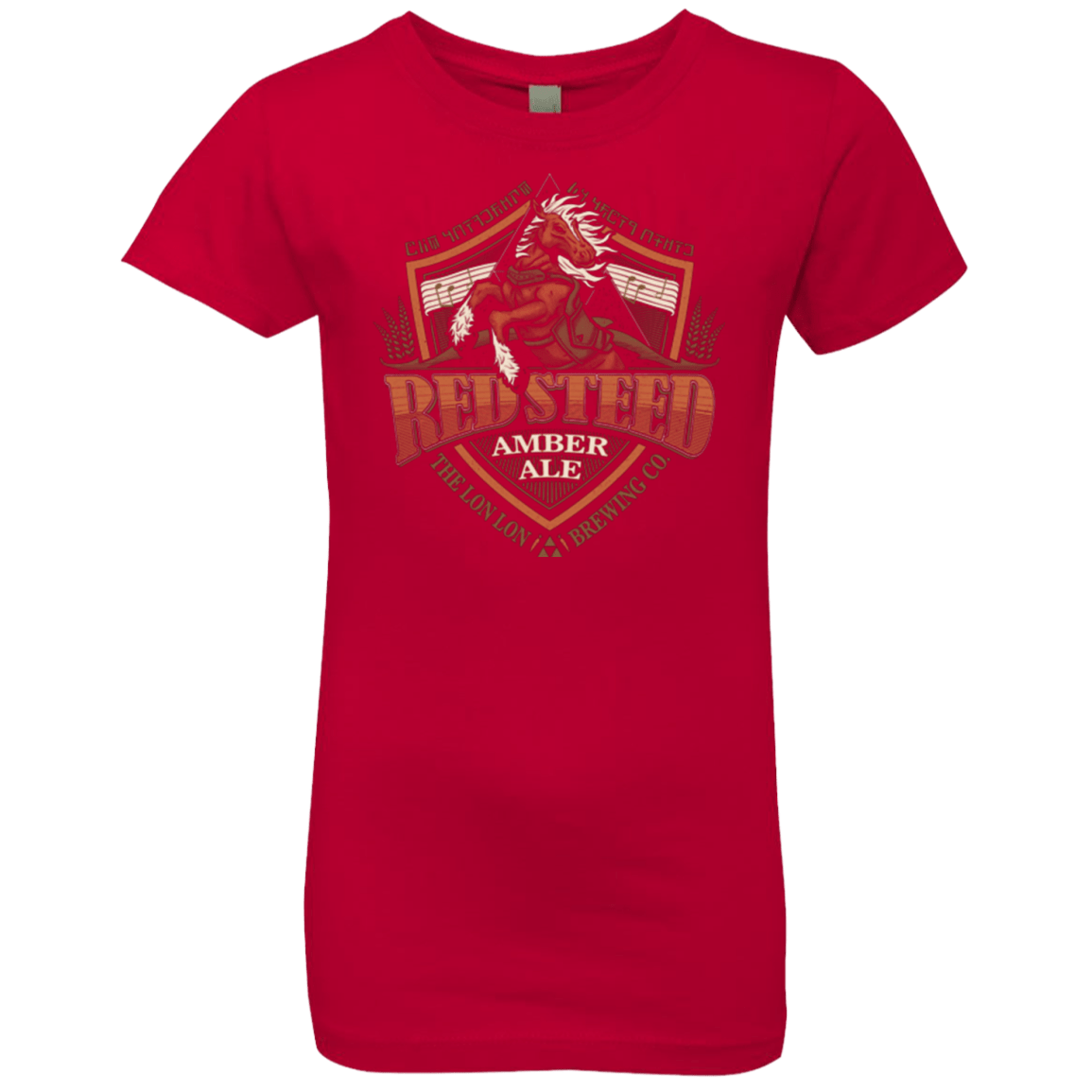 T-Shirts Red / YXS Red Steed Amber Ale Girls Premium T-Shirt