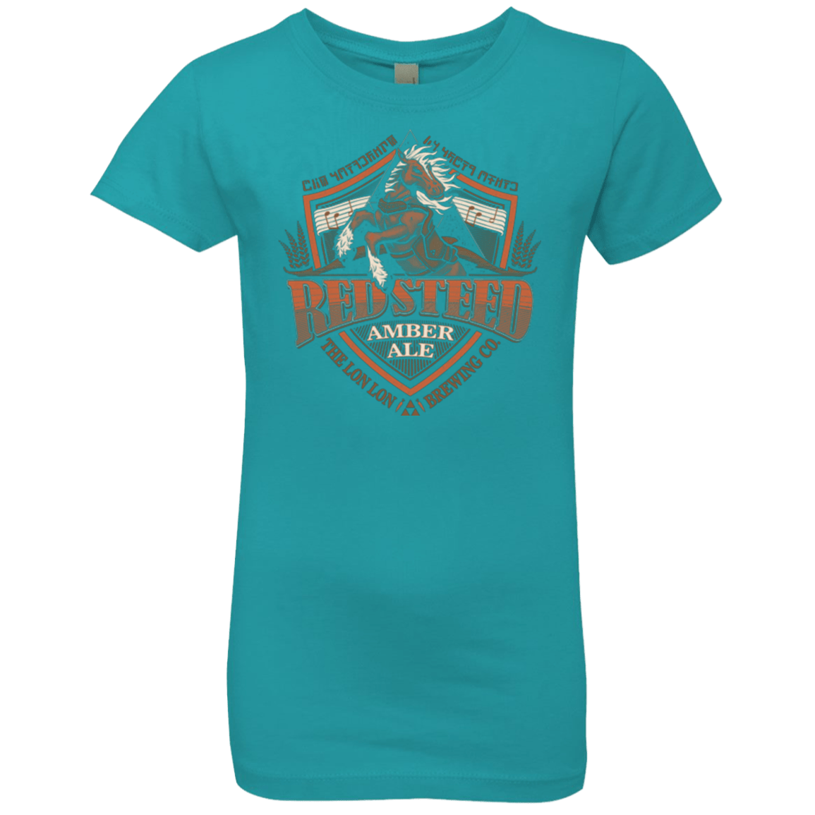 T-Shirts Tahiti Blue / YXS Red Steed Amber Ale Girls Premium T-Shirt