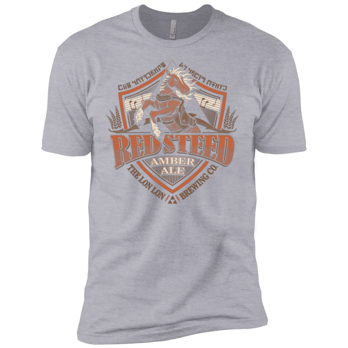T-Shirts Heather Grey / X-Small Red Steed Amber Ale Men's Premium T-Shirt