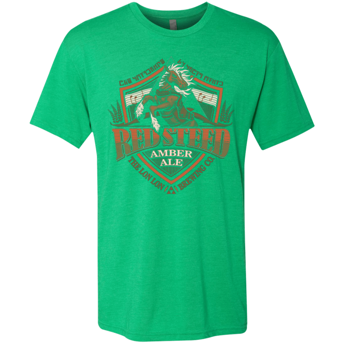 T-Shirts Envy / Small Red Steed Amber Ale Men's Triblend T-Shirt