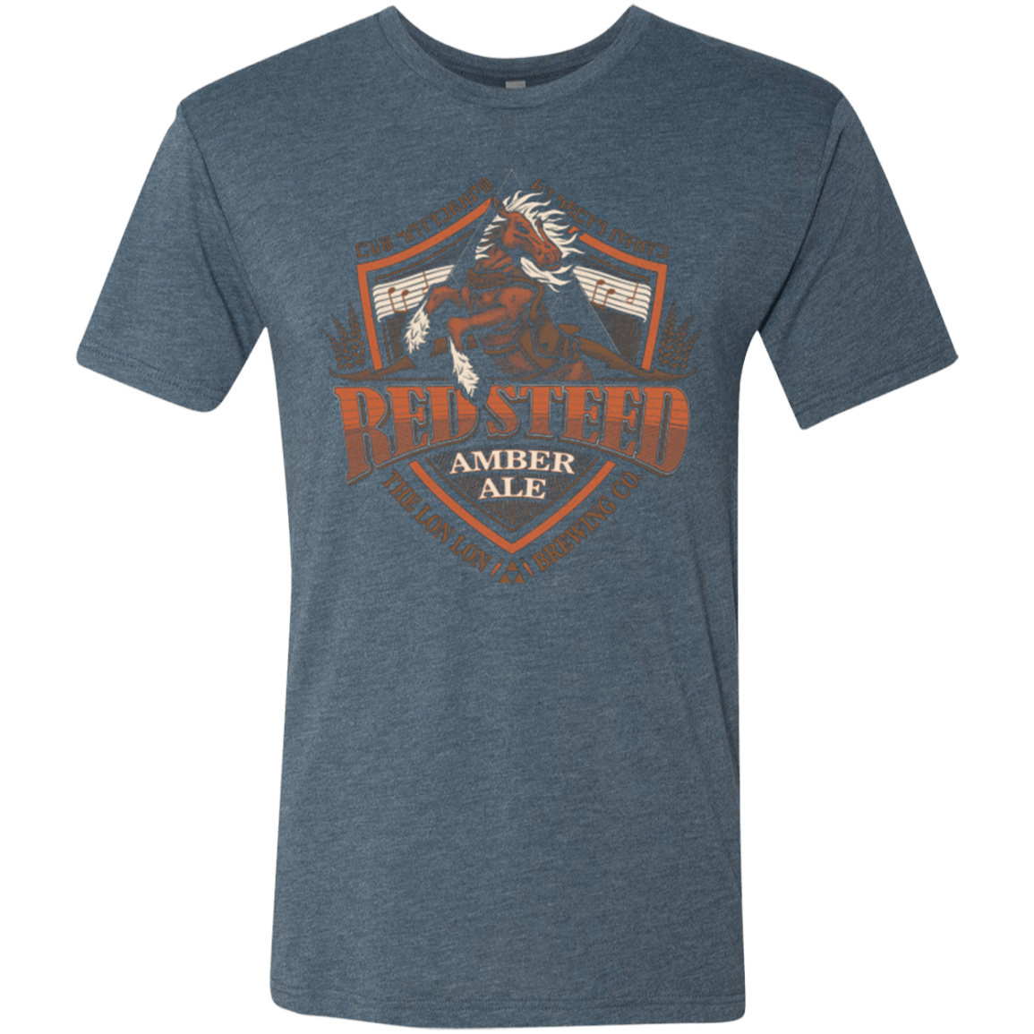 T-Shirts Indigo / Small Red Steed Amber Ale Men's Triblend T-Shirt