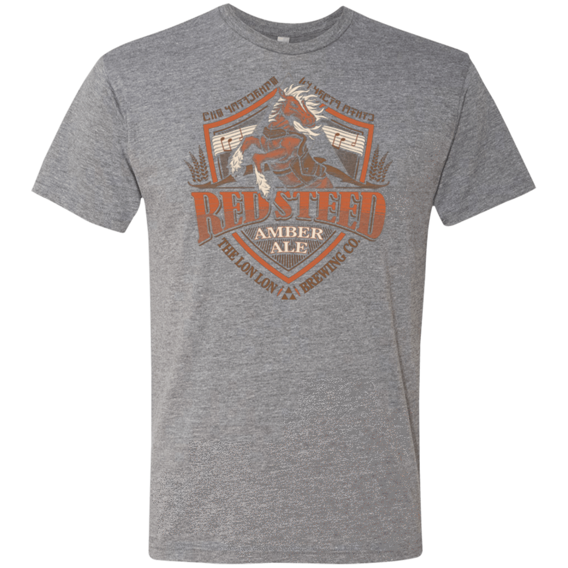 T-Shirts Premium Heather / Small Red Steed Amber Ale Men's Triblend T-Shirt