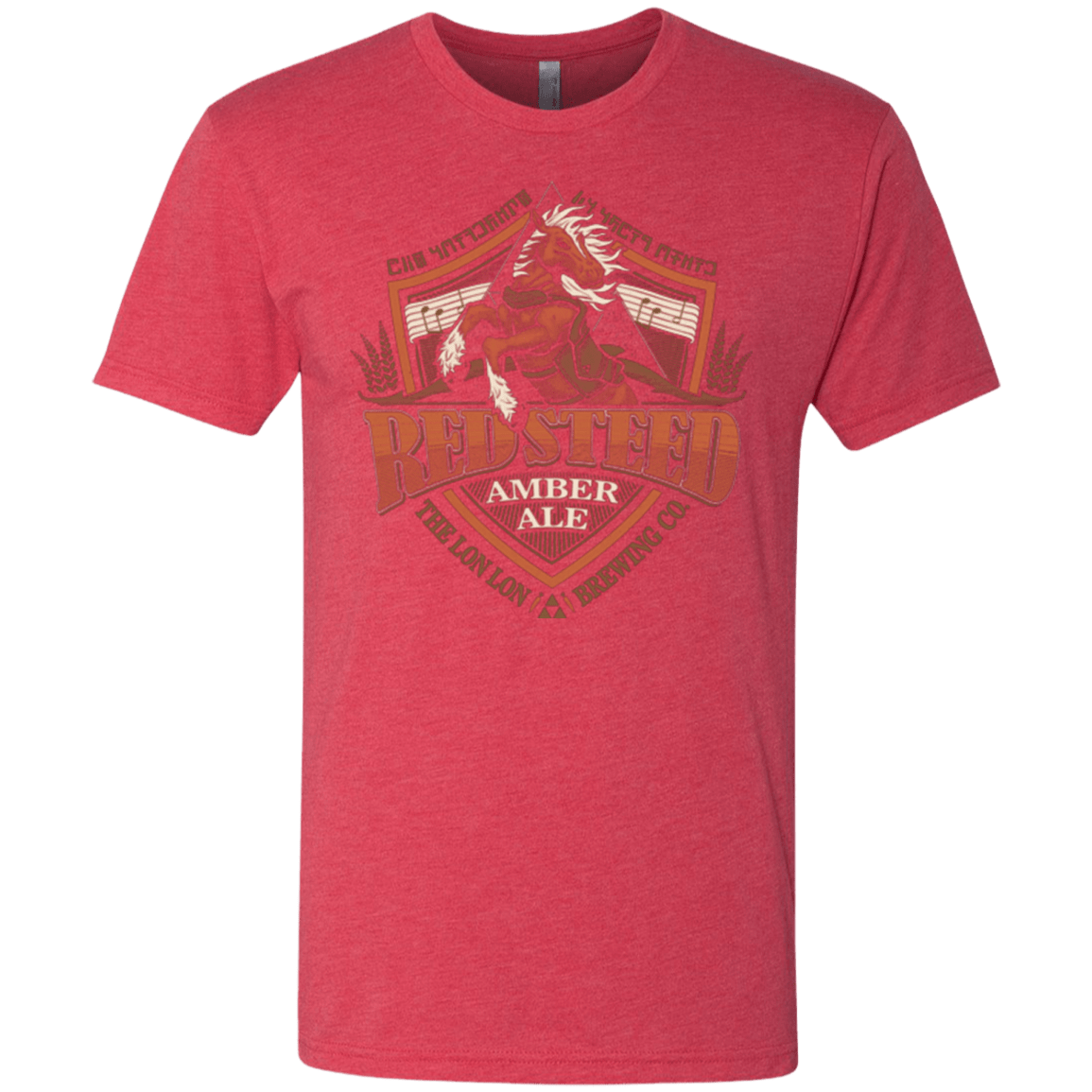 T-Shirts Vintage Red / Small Red Steed Amber Ale Men's Triblend T-Shirt