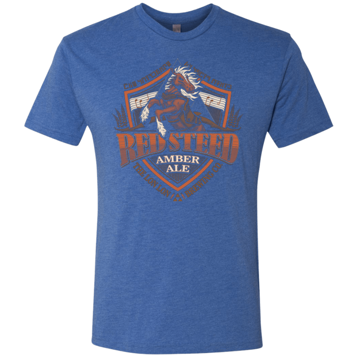 T-Shirts Vintage Royal / Small Red Steed Amber Ale Men's Triblend T-Shirt