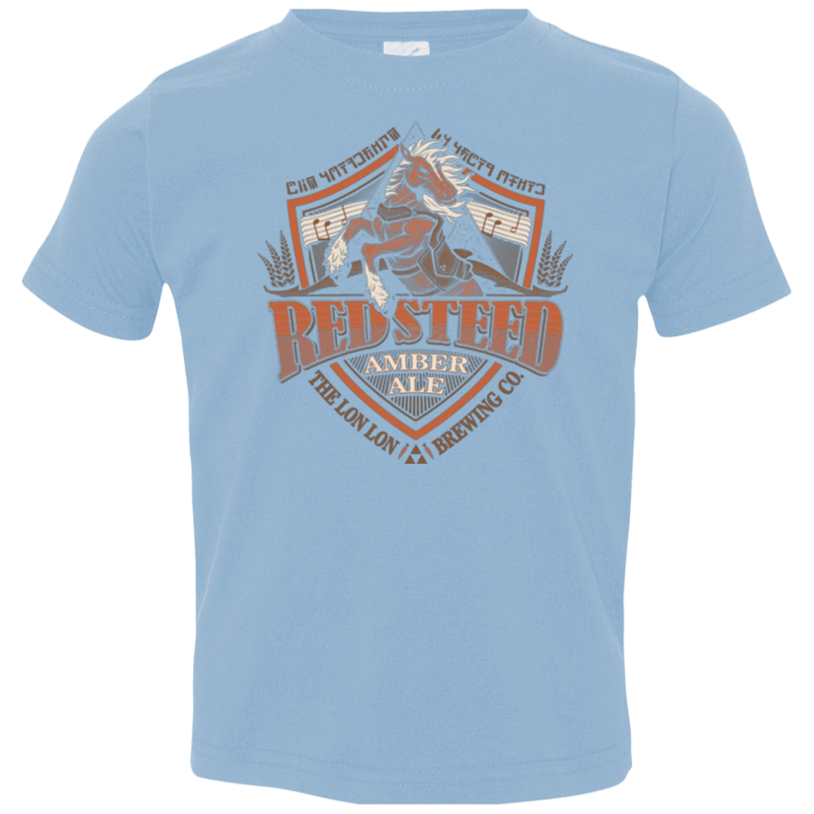 T-Shirts Light Blue / 2T Red Steed Amber Ale Toddler Premium T-Shirt