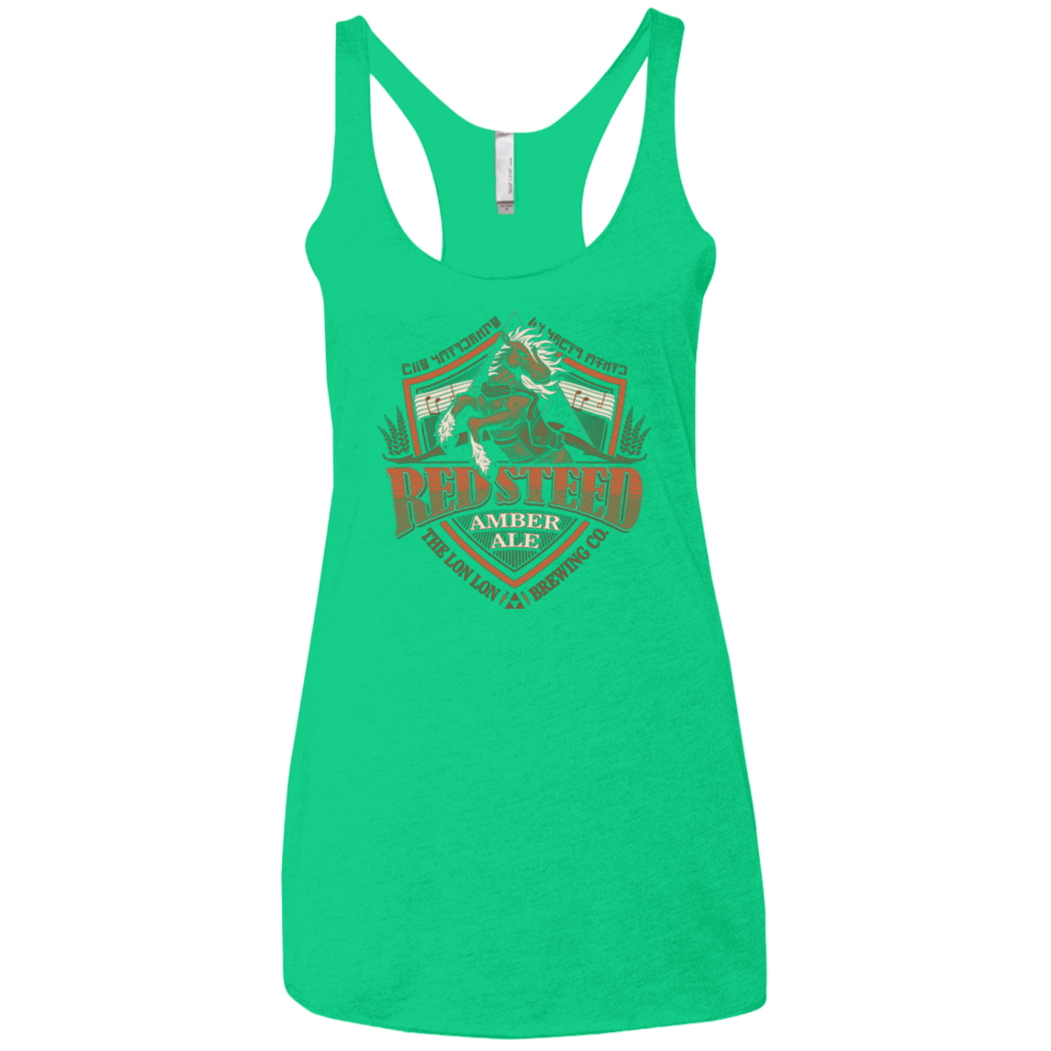 T-Shirts Envy / X-Small Red Steed Amber Ale Women's Triblend Racerback Tank