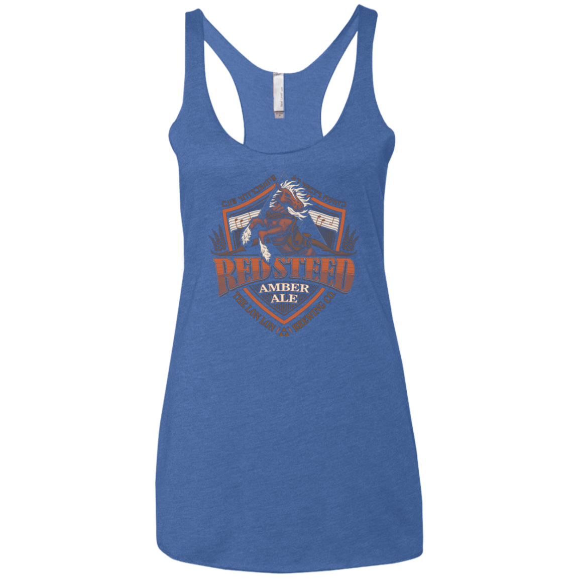 T-Shirts Vintage Royal / X-Small Red Steed Amber Ale Women's Triblend Racerback Tank
