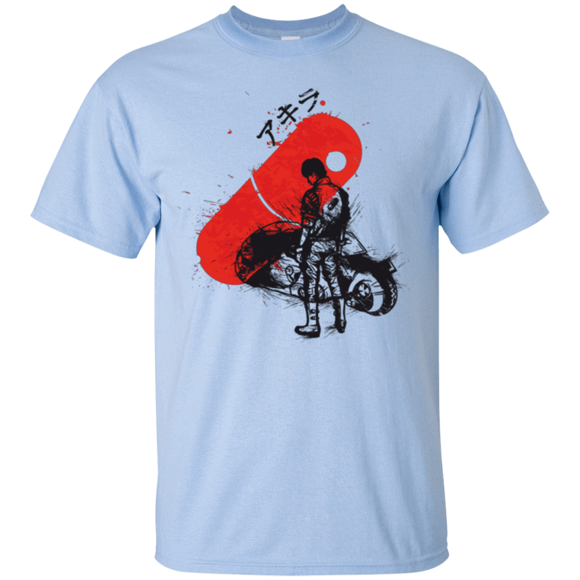 T-Shirts Light Blue / Small RED SUN AKIRA T-Shirt
