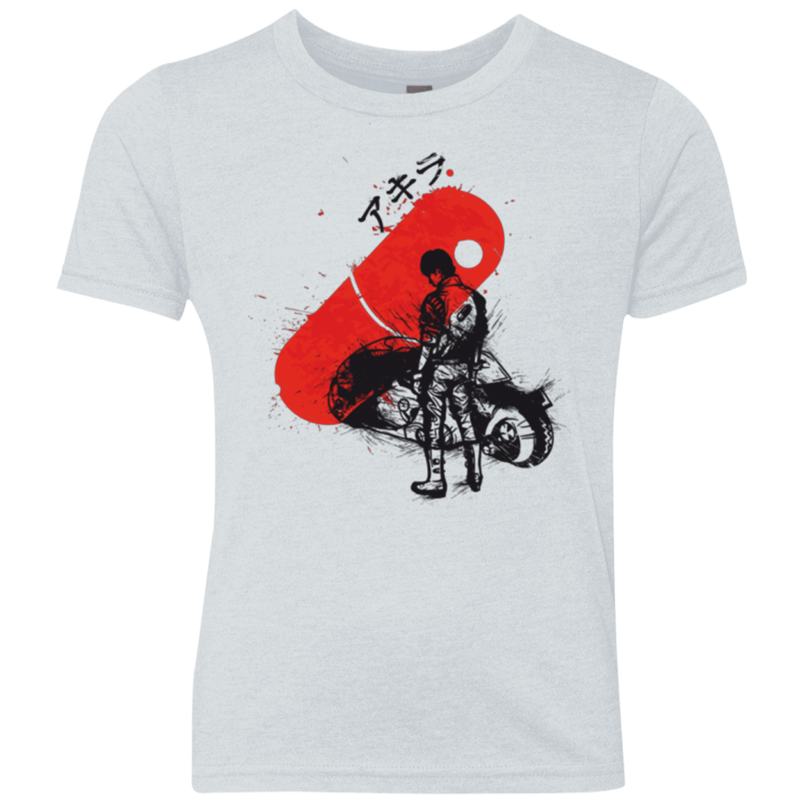 T-Shirts Heather White / YXS RED SUN AKIRA Youth Triblend T-Shirt