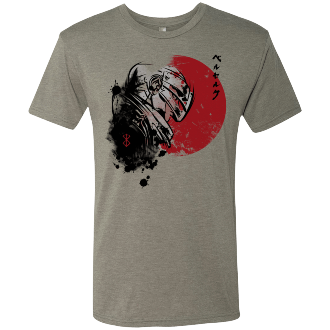 T-Shirts Venetian Grey / Small Red Sun Guts Men's Triblend T-Shirt