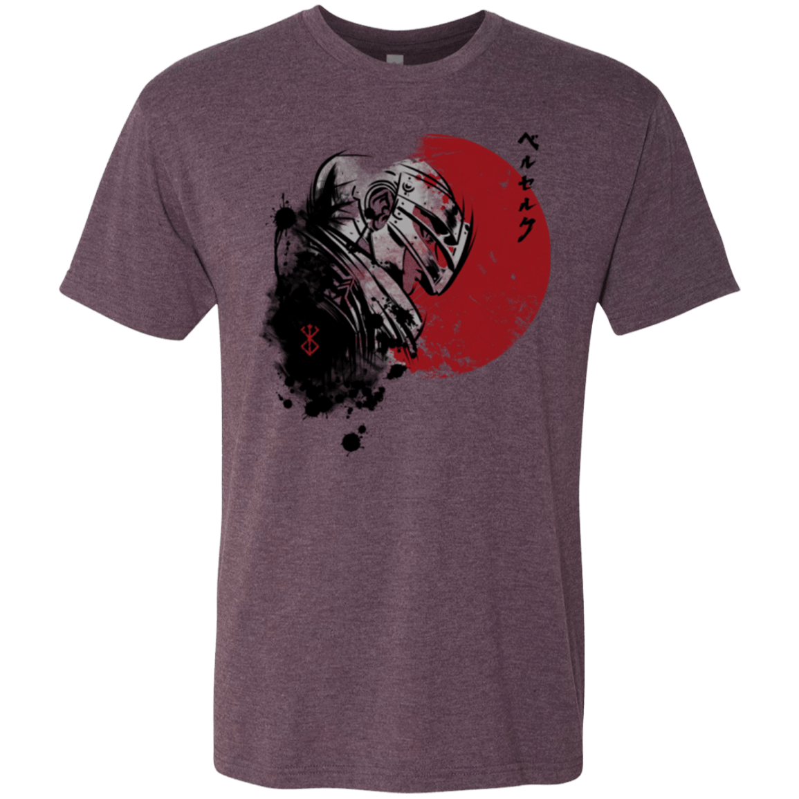 T-Shirts Vintage Purple / Small Red Sun Guts Men's Triblend T-Shirt