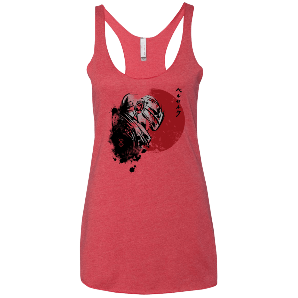 T-Shirts Vintage Red / X-Small Red Sun Guts Women's Triblend Racerback Tank