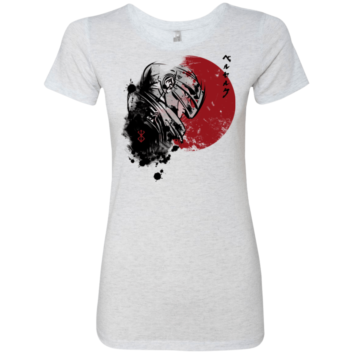 T-Shirts Heather White / Small Red Sun Guts Women's Triblend T-Shirt