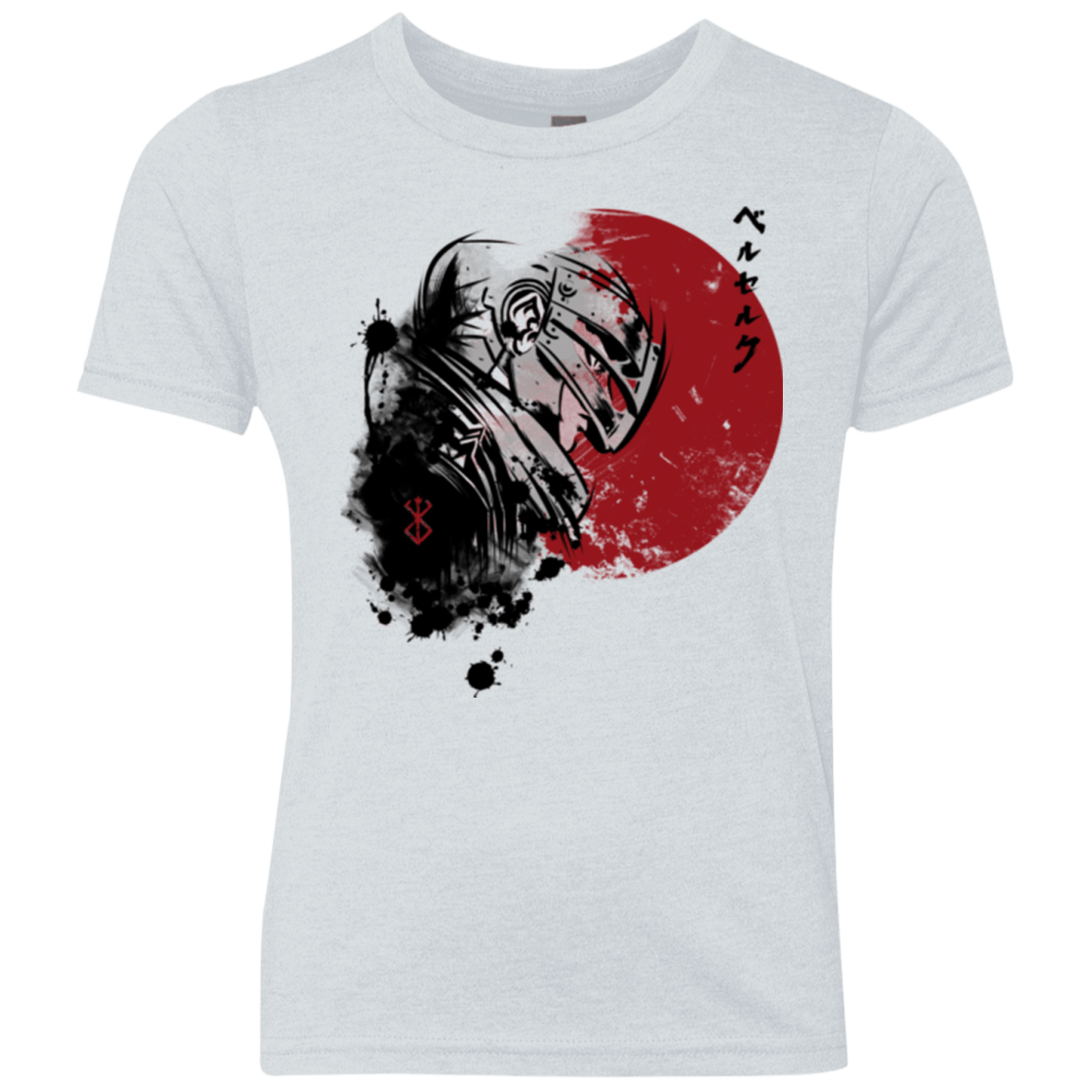 T-Shirts Heather White / YXS Red Sun Guts Youth Triblend T-Shirt