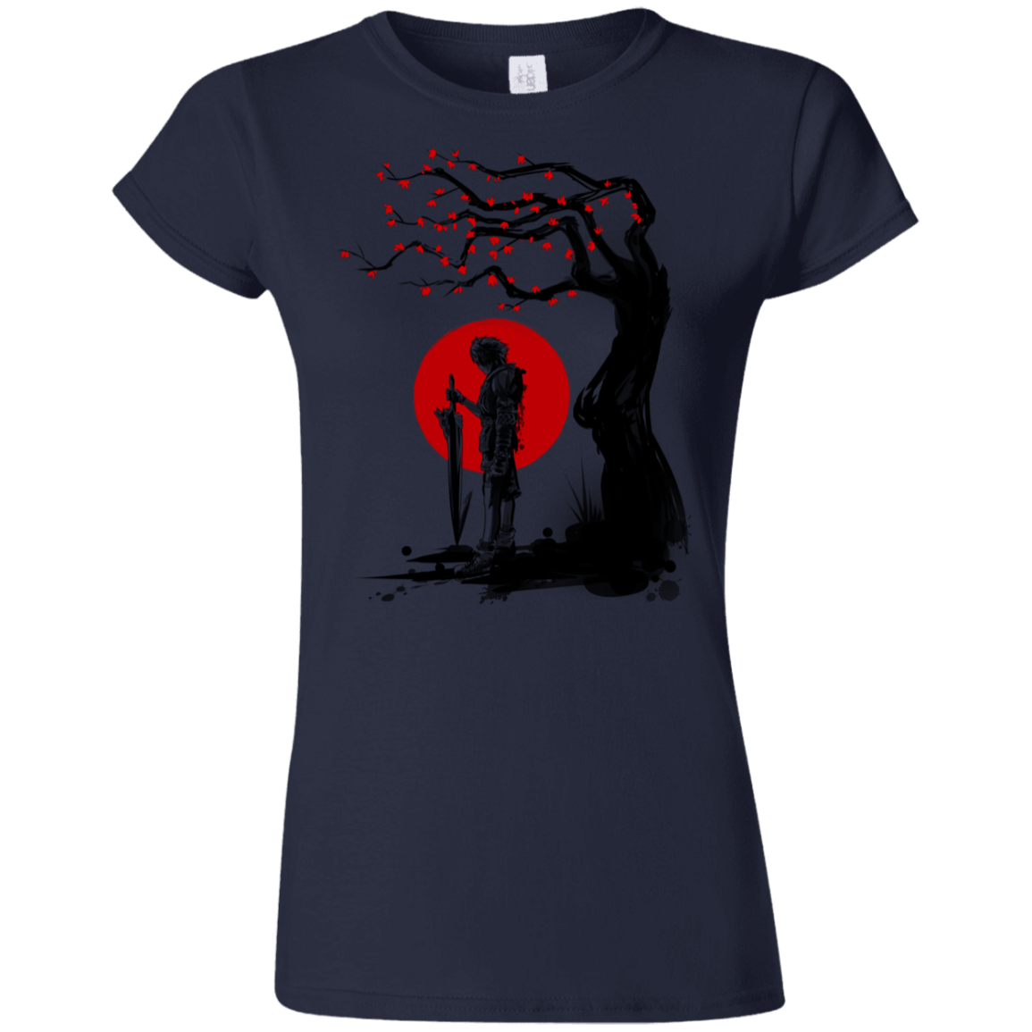 T-Shirts Navy / S Red Sun in Zanarkand Junior Slimmer-Fit T-Shirt