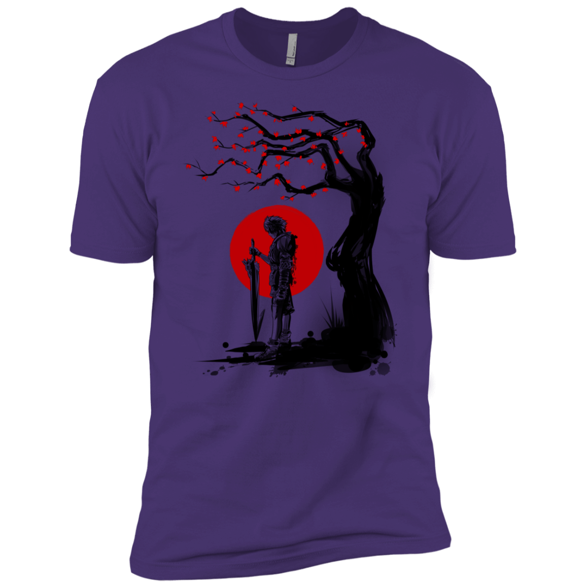 T-Shirts Purple Rush/ / X-Small Red Sun in Zanarkand Men's Premium T-Shirt