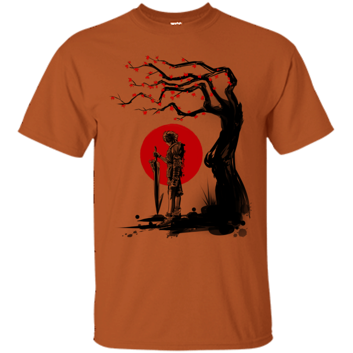 T-Shirts Texas Orange / S Red Sun in Zanarkand T-Shirt
