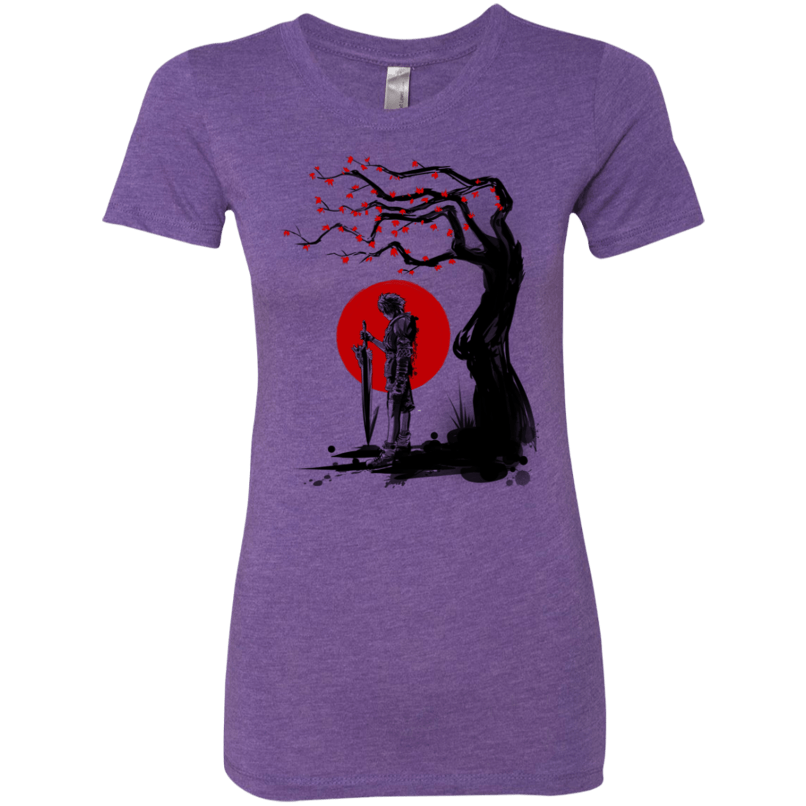 T-Shirts Purple Rush / S Red Sun in Zanarkand Women's Triblend T-Shirt