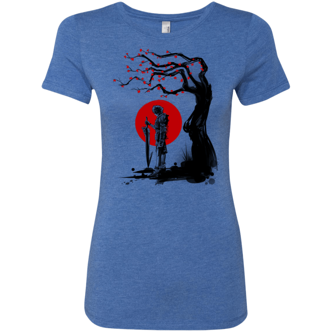 T-Shirts Vintage Royal / S Red Sun in Zanarkand Women's Triblend T-Shirt